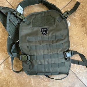 Tactical baby gear carrier. Army green. Brand new.